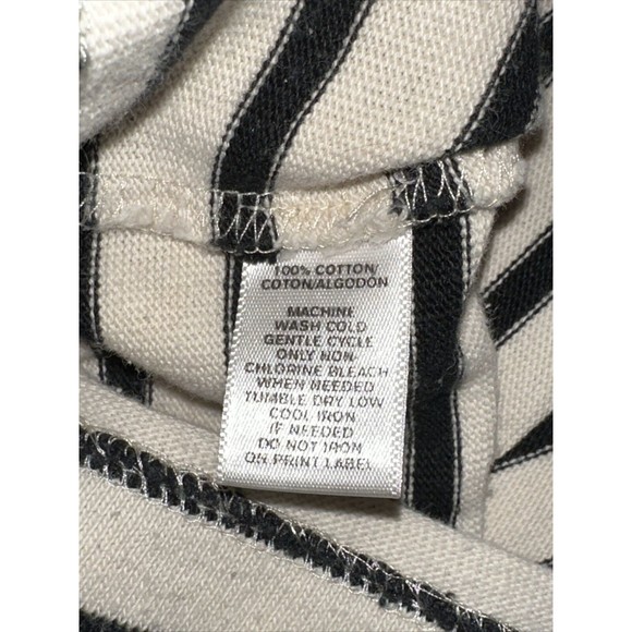Ann Taylor Loft Nautical Striped Crop Sleeve Top Size med - Picture 7 of 7